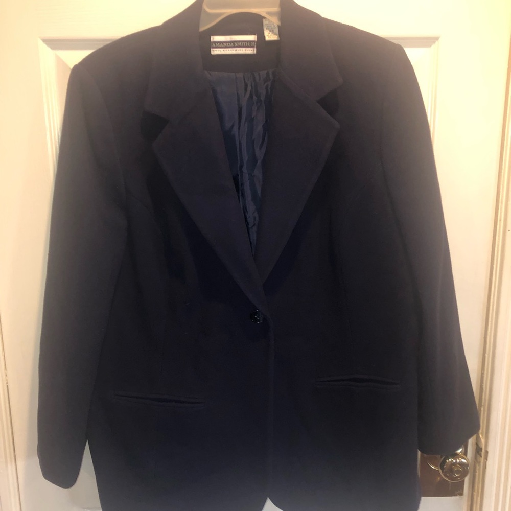 Amanda Smith Wool and Cashmere Blazer